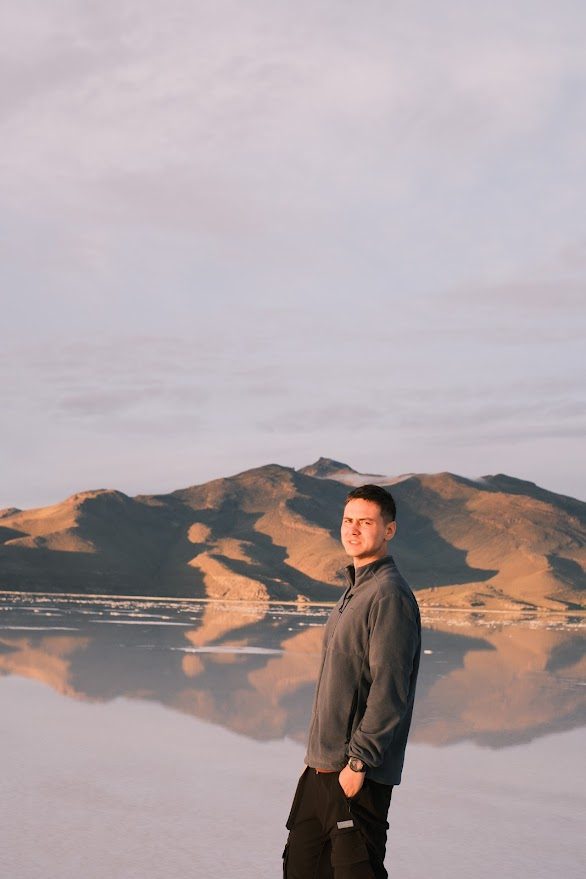 Retrato ao amanhecer no Salar