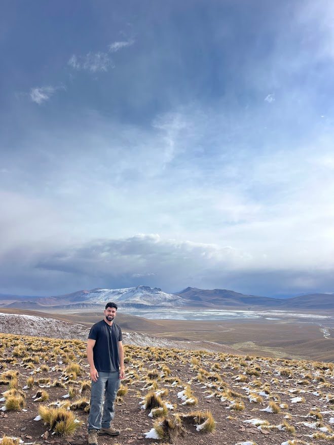 Vista panorâmica do altiplano andino