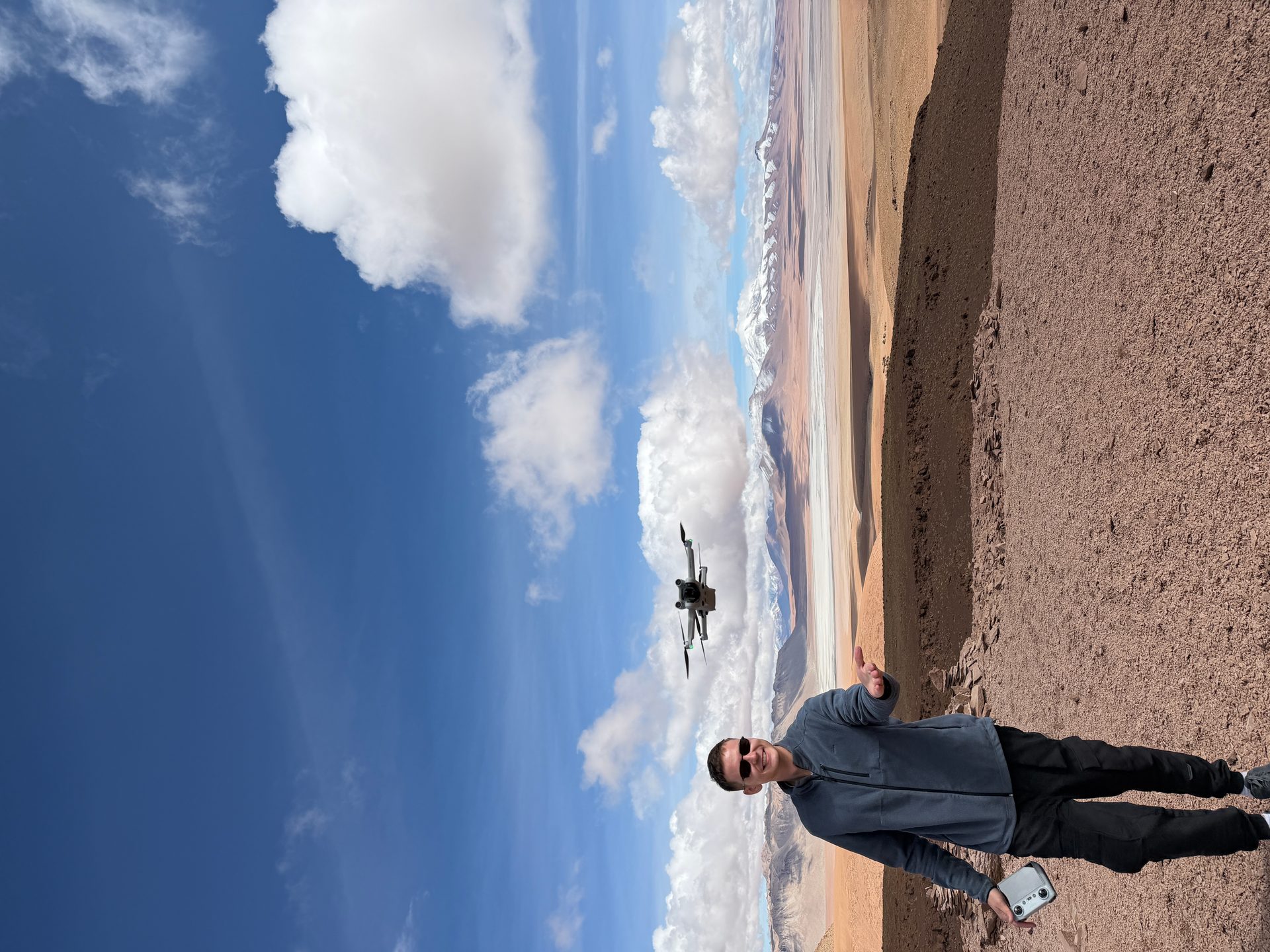 Drone no altiplano boliviano