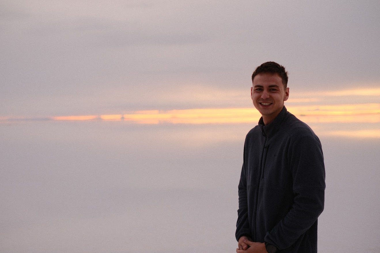 Amanhecer no Salar de Uyuni